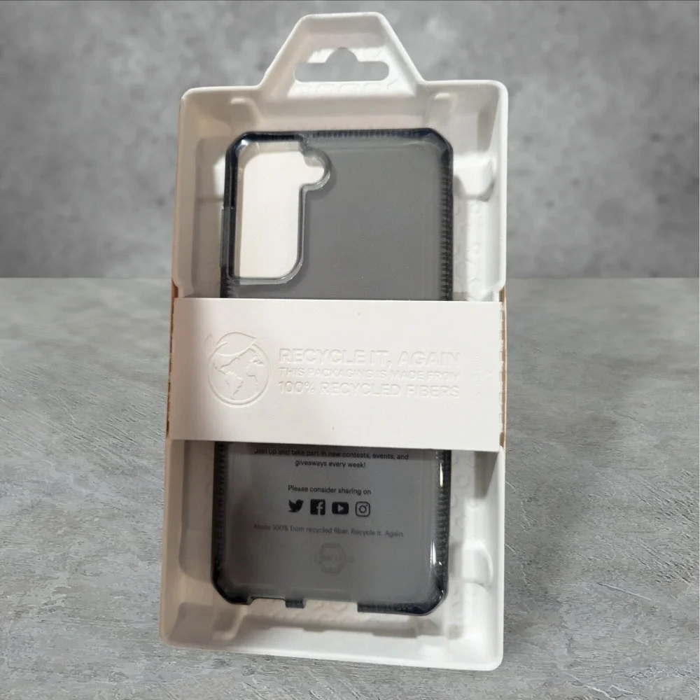 Itskins Spectrum Clear Case Samsung‎ Galaxy S21 / S21 5G Gray See Description T2